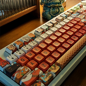 Capuchons de touches à thème animal du zodiaque chinois, profil Cherry/KCA, PBT Dye Sub pour clavier mécanique à interrupteurs <span class=keywords><strong>Mx</strong></span> 61/64/68/104 - Product Image 3