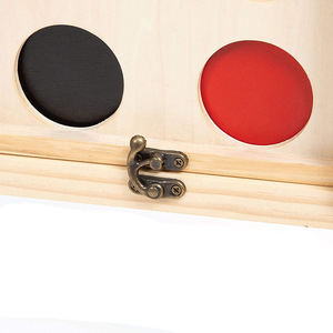 <strong>4</strong> in a <strong>Row</strong> <strong>Game</strong> Premium Wooden Four Connect <strong>Game</strong> Set with Coins Fun Outdoor Yard <strong>Game</strong> for Family Parties - Product Image 4