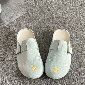 Half Slippers Outerwear 2026 Summer New Fashion Fairy Skirt French Style Flat Kids Sandals Rubber Outsole - Product Image 2