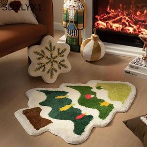 Conception personnalisée sur le thème <span class=keywords><strong>de</strong></span> Noël, petit <span class=keywords><strong>tapis</strong></span> <span class=keywords><strong>de</strong></span> laine à dessin irrégulier mignon, touffeté à la main, <span class=keywords><strong>tapis</strong></span> <span class=keywords><strong>de</strong></span> jeu pour chambre d'enfants - Product Image 3