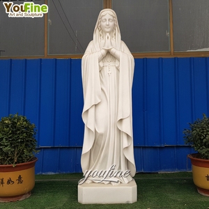 Tác phẩm điêu khắc bằng đá cẩm thạch Mary medjugorje điêu khắc tác phẩm điêu khắc - Product Image 6