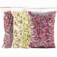Fleurs séchées en vrac : Chrysanthème, Rose, Pois Papillon, Thé fleuri aux herbes chinoises, 100% Pur Naturel de Qualité, Yunnan Chine, OEM ODM