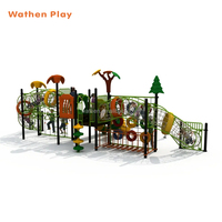 Équipement de jeu extérieur de haute qualité Wathen BLSW-2305 pour enfants, avec tunnel en filet de cordes, pour parcs d'aventure, 5-12 ans