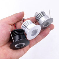 Mini éclairage LED pour vitrine, petit projecteur, éclairage encastré au plafond, éclairage de bibliothèque 3W