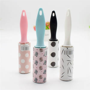 <span class=keywords><strong>Rodillo</strong></span> Quitapelusas Portátil Ecológico Multifuncional con Diseño Lindo y Asa Colgante, Papel Adhesivo Desechable para Pelo de Mascotas y Ropa - Product Image 4