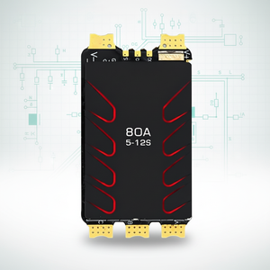 X-cross HV3 Brushless FPV Electronic Speed Controller ESC BL-32-bit 5-12S 60A 80A Plastic Motor Components RC <b>Airplane</b> Parts - Product Image 2