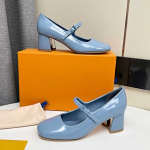 Zapatos de diseñador de lujo, nuevos zapatos negros de tacón alto para mujer, estilo francés retro, con punta cuadrada, tipo Mary Jane, con hebilla, cómodos y fáciles de poner. - Product Image 3