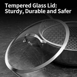Juego de Utensilios de Cocina Antiadherentes de Acero Inoxidable de 17 Piezas con Sartén y Cacerola - Product Image 2
