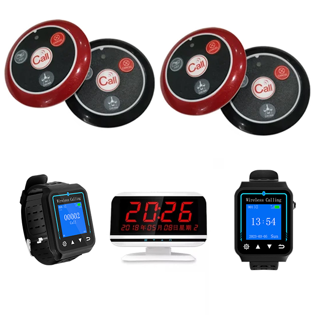 Fd-4 Restaurant Calling Sysrem Service Call Bell Waterproof Button for Restaurant Pagers