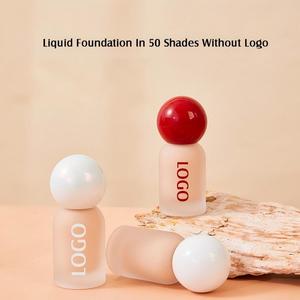 Base de Maquillaje y Protector Solar <span class=keywords><strong>2</strong></span> en 1, Marca Privada con Logotipo Personalizado OEM, Base Líquida de Larga Duración, Resistente al Agua, Mate, de Cobertura Total, SPF15 - Product Image 1