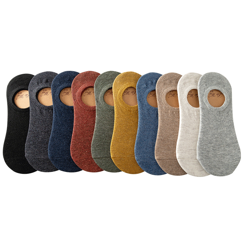 2021 Wholesale Summer Non Slip Thin Dress Mens No Show Invisible Socks