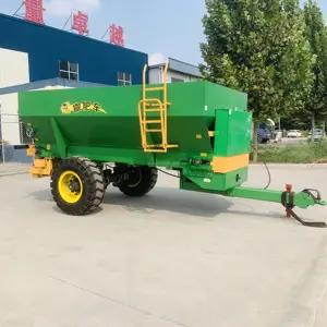 Esparcidor de fertilizante agrícola montado en tractor, esparcidor de aplicación de cal, esparcidor de fertilizante orgánico para estiércol