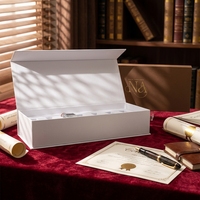 Emballage de luxe pour flacon de parfum et boîte cadeau magnétique avec logo personnalisé pour coffret découverte de parfums, boîte en papier