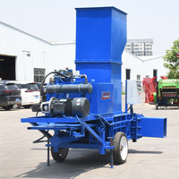 Baller automatique ensacheuse d'ensilage machine de mise sous pression hydraulique pour l'herbe 400kg