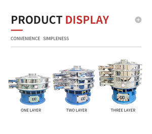 CY plastik parçacıklar eleme vibratör elek kimya sanayi elek titreşimli ekran döner titreşim ayırıcı makinesi - Product Image 3