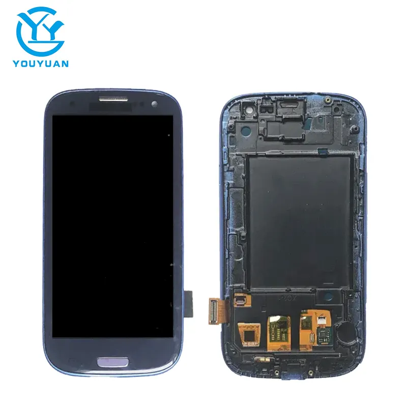 Assemblage d'écran tactile LCD d'origine en gros pour Samsung S3 I9300