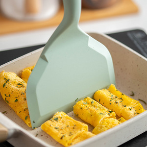 <span class=keywords><strong>Spatule</strong></span> en silicone résistante sans BPA, tête flexible anti-rayures pour casseroles, spatules <span class=keywords><strong>de</strong></span> <span class=keywords><strong>cuisine</strong></span> à manche en bois <span class=keywords><strong>de</strong></span> hêtre pour la cuisson des aliments - Product Image 6