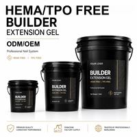 Gel UV Constructeur Sans HEMA, Sans Brûlure, Blanc, Matière Première pour Sculpture, 1kg (1000ml), Gel d'Extension d'Ongles Ultra-Résistant, Vente en Gros