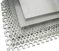 Malla de acero galvanizado perforada, suministro directo de fábrica
