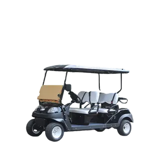 Camp Beach Gas Golf Cart Pp Shell 4 Seater Golf 2+2 Seats for Sale Tempered Glass Electric CE 220V Golf 5 Car Prices 3 - 4 600kg