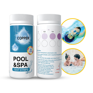 Kit de <span class=keywords><strong>bandelettes</strong></span> de test au cuivre pour <span class=keywords><strong>piscine</strong></span>/spa, <span class=keywords><strong>bandelettes</strong></span> de test d'<span class=keywords><strong>eau</strong></span> pour bain à remous avec détection du cuivre, outils d'entretien de <span class=keywords><strong>piscine</strong></span>, 25 unités - Product Image 4
