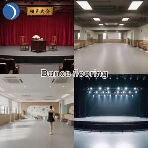 Revêtement de sol <span class=keywords><strong>en</strong></span> vinyle moderne uni, résistant à l'usure, antidérapant, imperméable, <span class=keywords><strong>en</strong></span> rouleau pour la <span class=keywords><strong>danse</strong></span> <span class=keywords><strong>en</strong></span> salle, la formation <span class=keywords><strong>en</strong></span> <span class=keywords><strong>danse</strong></span>, la scène - Product Image 3