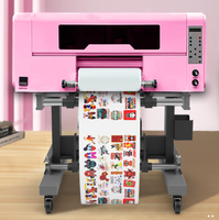 Printer UV DTF Millantech A3 Pink dengan Dual Head XP600 & Laminator |   untuk Transfer Permukaan Keras |   Pengiriman Cepat dari Gudang AS