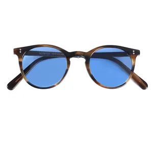 De alta calidad gafas de sol de acetato marca llamado Mujeres Hombres gafas de sol de moda