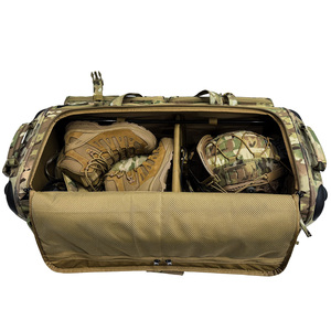 <span class=keywords><strong>Sac</strong></span> de voyage tactique robuste de 142 L, grande capacité, à roulettes, avec panneaux MOLLE pour déploiement en extérieur - Product Image 5