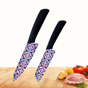 Novedades: Juego de Cuchillos de Cerámica de 2 Piezas, Cuchillos de Cocina Afilados, Duraderos, Multiusos, Ecológicos, de Plástico Antiadherente, Aptos para Lavavajillas - Product Image 5