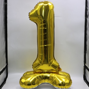 Palloncino in lamina <span class=keywords><strong>d</strong></span>'<span class=keywords><strong>oro</strong></span> a forma di numero, decorazione per Capodanno, fabbrica BSCI, palloncino metallico in pellicola di alluminio Mylar - Product Image 6