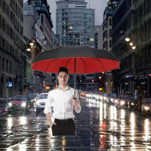 Sturdy Fully Automatic 10 Bone Three-Folding <b>Umbrella</b> <b>Windproof</b> Sunproof Rainproof Dual-Use Business Folding <b>Umbrella</b> - Product Image 3