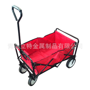 Qingdao Litet Metal Folding Camping <b>Cart</b> Four Wheel Oxford Cloth Outdoor Shopping <b>Cart</b> - Product Image 5