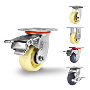 Fabrikpreis Großhandel Hochleistungs-Lenkrollen PP-Räder Industrielle Lenkrolle mit Oberplatte - Product Image 1