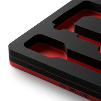 Insert en mousse de polyuréthane/EPE découpé sur mesure par CNC avec fonction imperméable, emballage de boîte cadeau de luxe, plateau de protection, ensembles cadeaux