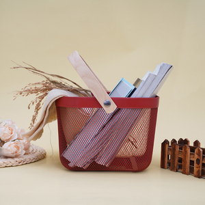 Cestas de Almacenamiento de Metal para Cocina, Lavandería, Garaje y Baño, Cestas de Alambre para Organizar con Asa - Product Image 3