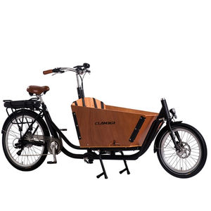Tricycle adulte de style néerlandais, <span class=keywords><strong>vélo</strong></span> cargo électrique de 26 pouces pour la famille - Product Image 1