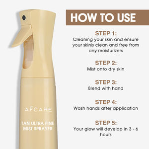 Spray nasal sans sulfate avec centella et aloe vera pour hydrater le corps et assombrir la surface de la peau Bronzage des pieds collants - Product Image 1