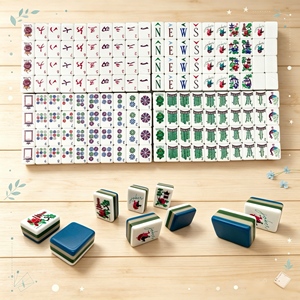 Wholesale American Acrylic <b>Mahjong</b> Tile <b>Set</b> Luxury 4-Layer Tortoise White Lotus Artwork <b>Mahjong</b> Tiles Custom - Product Image 6