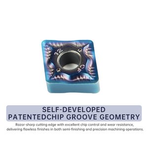 Cnmg1204/1606/1906 <span class=keywords><strong>CNC</strong></span> máy tiện quay lưỡi Rhombus bê tông Carbide chèn không gỉ gang thép PVD cvd tráng - Product Image 3