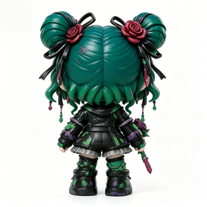 Figurine de collection personnalisée en PVC et ABS, <span class=keywords><strong>Venom</strong></span> Rose Clown Blind Box, <span class=keywords><strong>jouet</strong></span> tendance pour adolescente de 14 ans et plus - Product Image 4