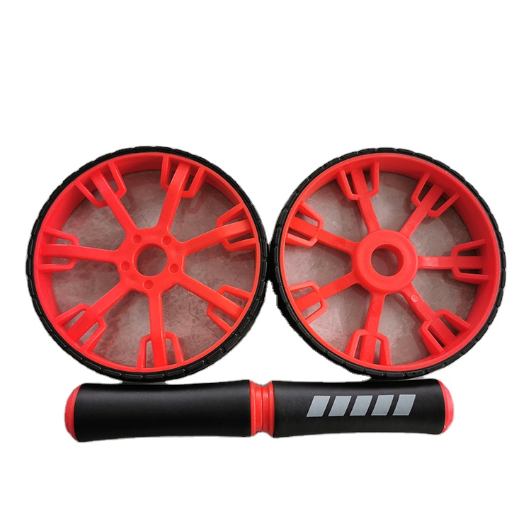 6 в 1, Набор роликов для пресса с пуш-ап-штангой, ручной захват, скакалка и наколенник