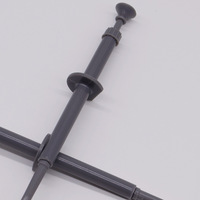 Seringue dentaire à coude en plastique à double micro-injection HC006-J, porte-amalgame avec conception droite pour utilisation en clinique dentaire, noir