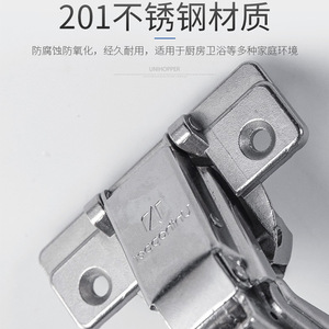 Unihopper Furniture Hinge 165 Degree Quick Install Damping Soft Closing Stainless Steel Cabinet Door <b>Hardware</b> - Product Image 3