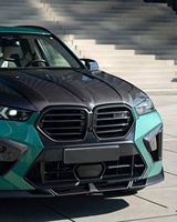 Kit de Carrocería de Fibra de Carbono para BMW X5M, Difusor de Labio Delantero de Fibra de Carbono LD, Alerón, Capó de Motor, Parachoques X5M, Piezas de Automóvil