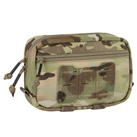 Pochette tactique KRYDEX, mini-sacoche avec porte-cordons TQ et panneau auto-agrippant MC