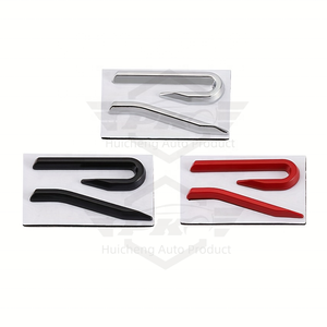 Vente flash Refit Emblème de calandre de coffre en métal 3D avec <span class=keywords><strong>logo</strong></span> R pour VW Golf 5 6 7 8 R LINE <span class=keywords><strong>Beetle</strong></span> Passat Tiguan Jetta - Product Image 3