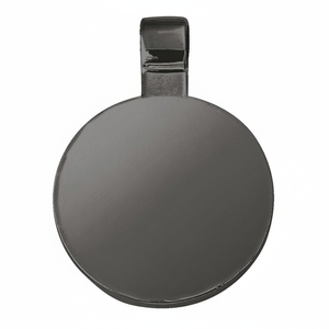 Componenti e Accessori per Gioielli: Piastrina Rotonda Nera Euro Misura 1 - Product Image 2