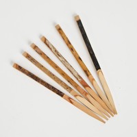 Brochettes de grillades en bois naturel ECO-3.5in, écologiques et biodégradables