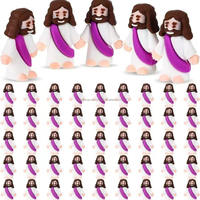 Figurines de Jésus en vrac, mini décorations de Pâques 3,5x3cm, grande taille, éclairage festif identique à Amazon